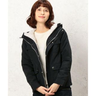 ユナイテッドアローズグリーンレーベルリラクシング(UNITED ARROWS green label relaxing)の美品♡ネイビー ボアブルゾン(ブルゾン)