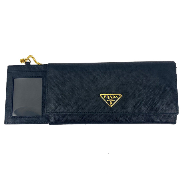 レザー PRADA サフィアーノ長財布 長財布 レディースの通販 by OKURA