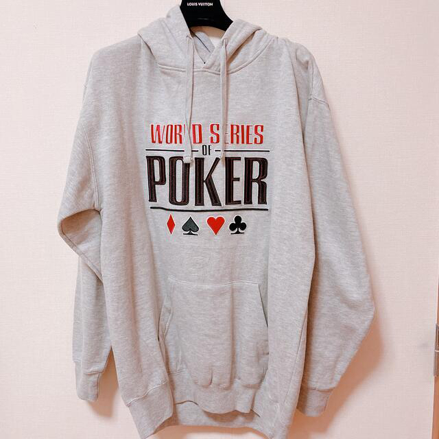 WSOP パーカー　グッズ　グレー　ワールドシリーズオブポーカー