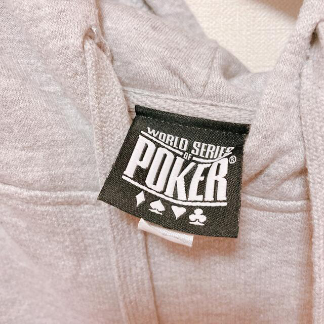 WSOP パーカー　グッズ　グレー　ワールドシリーズオブポーカー