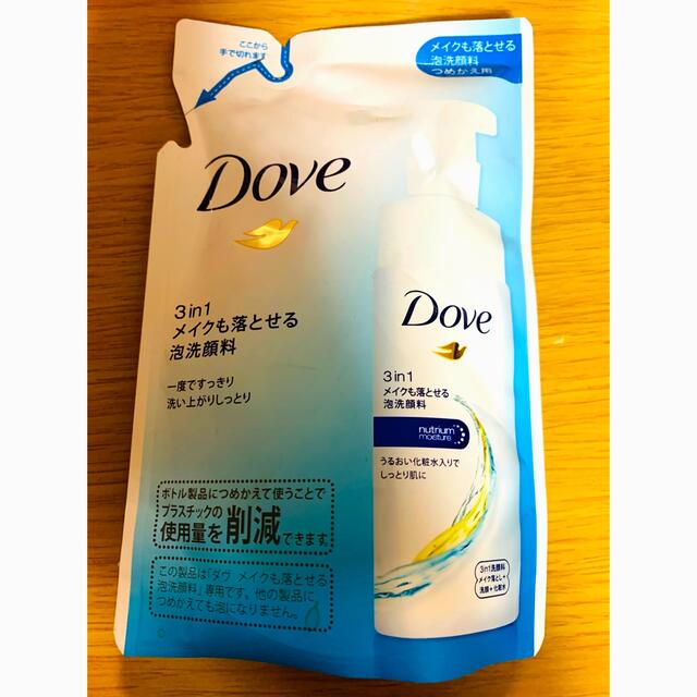 Unilever(ユニリーバ)のダヴ 3in1 メイクも落とせる泡洗顔料 詰替え用(120ml) コスメ/美容のスキンケア/基礎化粧品(クレンジング/メイク落とし)の商品写真