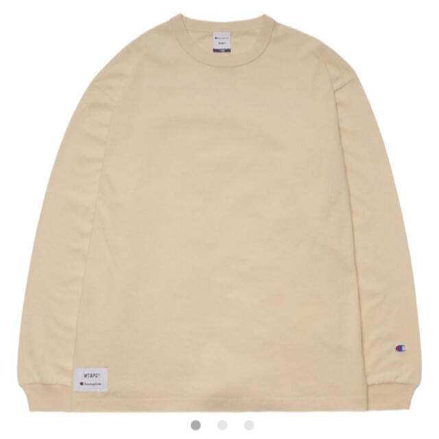 Champion(チャンピオン)のLサイズ　wtaps LS ロングスリーブシャツ　サンドベージュ メンズのトップス(Tシャツ/カットソー(七分/長袖))の商品写真