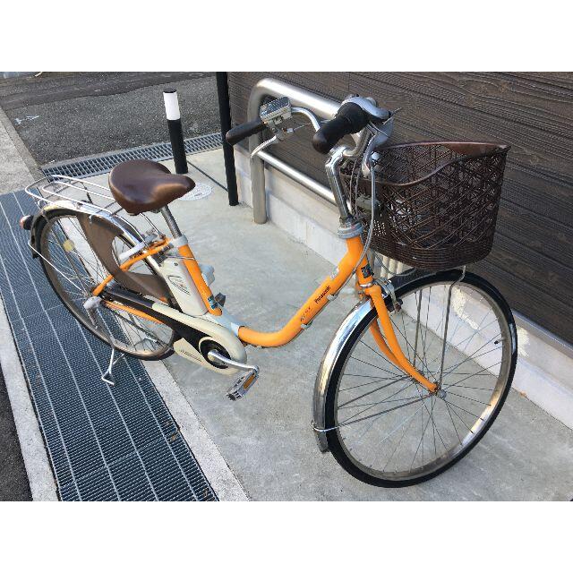 Panasonic(パナソニック)の地域限定送料無料　ビビ　新基準　5AH　オレンジ　神戸市　電動自転車 スポーツ/アウトドアの自転車(自転車本体)の商品写真
