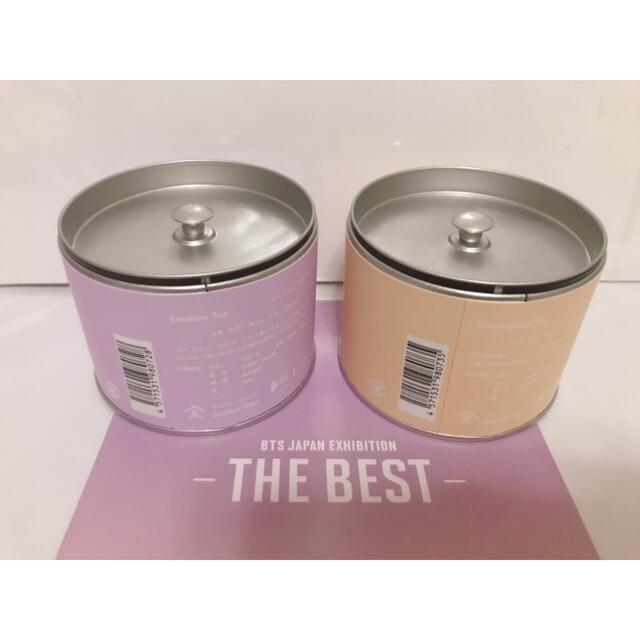 防弾少年団(BTS)(ボウダンショウネンダン)のBTS THE BEST 展示会会場限定 GREEN TEA CAN 2缶セット エンタメ/ホビーのタレントグッズ(アイドルグッズ)の商品写真