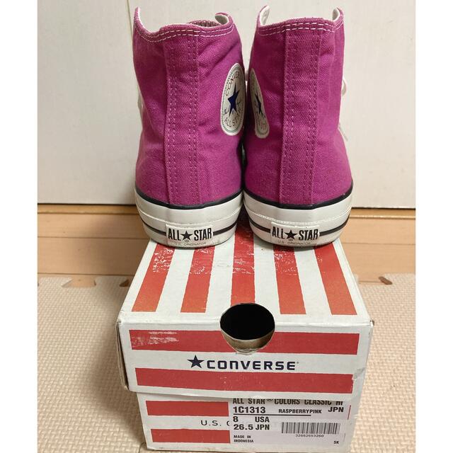 CONVERSE(コンバース)のコンバース　オールスター ハイカット U.S ラズベリーピンク　26.5cm  メンズの靴/シューズ(スニーカー)の商品写真