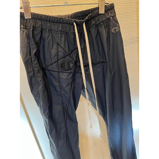 21SS リックオウエンス チャンピオン ナイロン コラボ ジョガーパンツ-