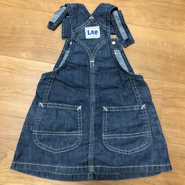 Lee(リー)のLee サロペット ジーンズ スカート 80サイズ キッズ/ベビー/マタニティのベビー服(~85cm)(スカート)の商品写真