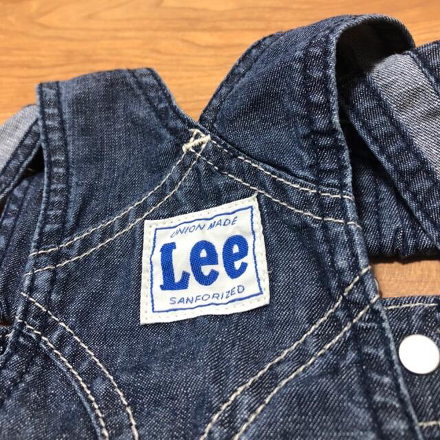 Lee(リー)のLee サロペット ジーンズ スカート 80サイズ キッズ/ベビー/マタニティのベビー服(~85cm)(スカート)の商品写真