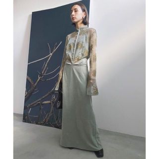 アメリヴィンテージ(Ameri VINTAGE)のAmeri VINTAGE FLOWER LACE DRESS(ロングワンピース/マキシワンピース)