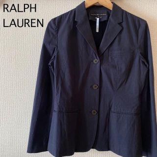 ラルフローレン(Ralph Lauren)のRALPH LAUREN ラルフローレン　テーラードジャケット　綿　ネイビー　L(テーラードジャケット)