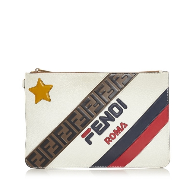 2022年5月新作下旬 FENDI×FILAコラボ クラッチバッグ 美品 フェンディ