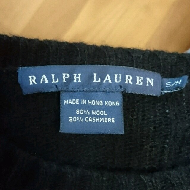 Ralph Lauren(ラルフローレン)のRALPH LAUREN ポンチョ(ブラック) レディースのジャケット/アウター(ポンチョ)の商品写真
