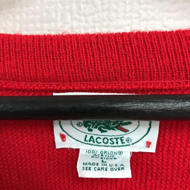 vintage made in USA LACOSTE sweater aa