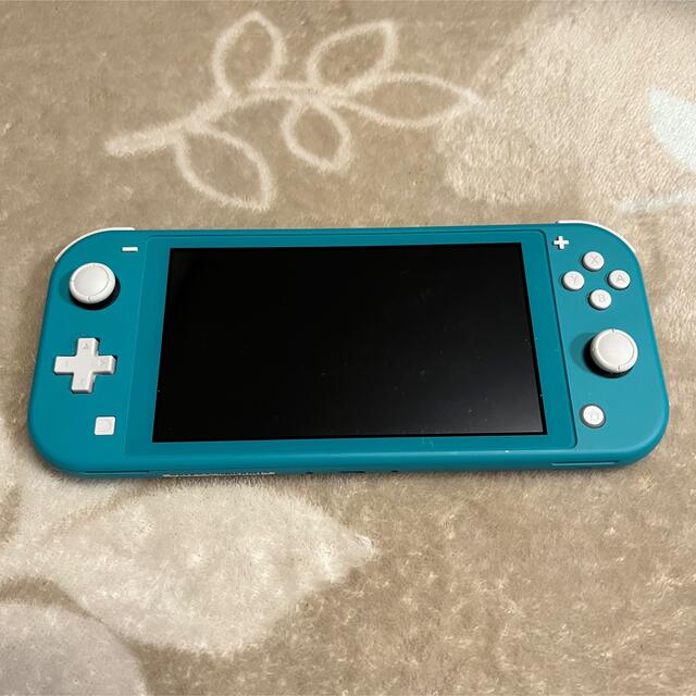 Nintendo Switch(ニンテンドースイッチ)のNintendo Switch Lite  ライト ターコイズ あつ森 セット エンタメ/ホビーのゲームソフト/ゲーム機本体(家庭用ゲーム機本体)の商品写真