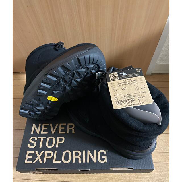 THE NORTH FACE(ザノースフェイス)の【新品】ノースフェイス ヌプシブーティー　スノーブーツ　黒　24 NF51874 レディースの靴/シューズ(ブーツ)の商品写真