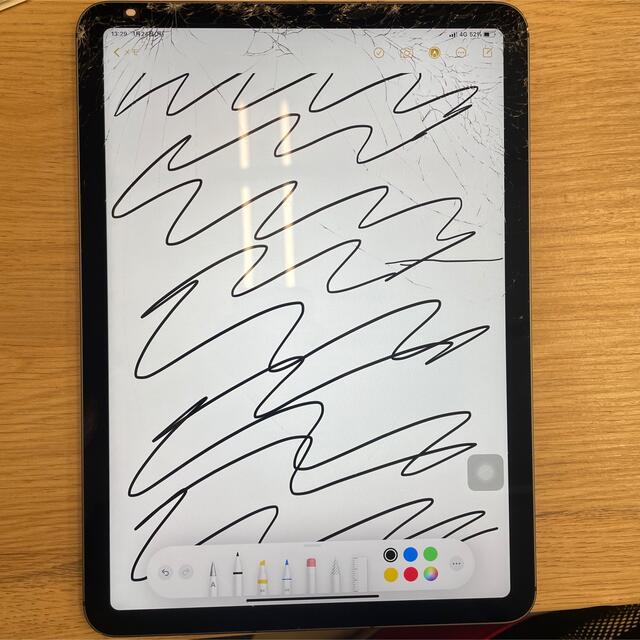 【ジャンク】iPad Air4 ガラス割れ液晶アセンブリ