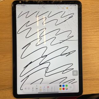 アイパッド(iPad)の【ジャンク】iPad Air4 ガラス割れ液晶アセンブリ(その他)