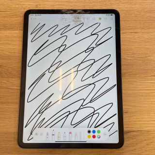 アイパッド(iPad)の【ジャンク】iPad Pro11(2GEN)ガラス割れ液晶アセンブリ(その他)