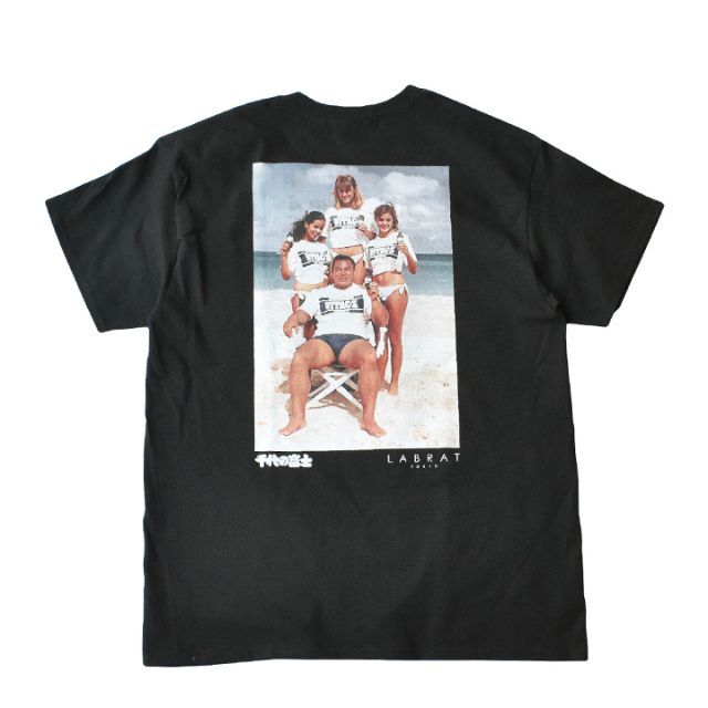 約76cm身幅新品 LABRAT × 千代の富士 "beach" pocket tee XL