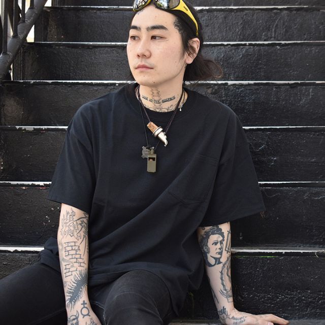 LABRAT(ラブラット)の新品 LABRAT × 千代の富士 "beach" pocket tee XL メンズのトップス(Tシャツ/カットソー(半袖/袖なし))の商品写真