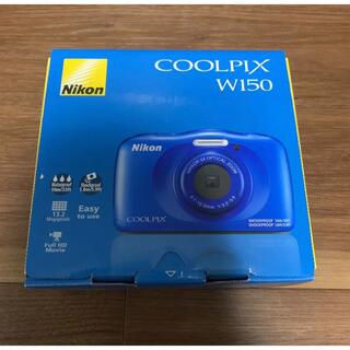 ニコン(Nikon)のニコン Nikon COOLPIX W150 BLUE 防水防塵対応　デジカメ(コンパクトデジタルカメラ)