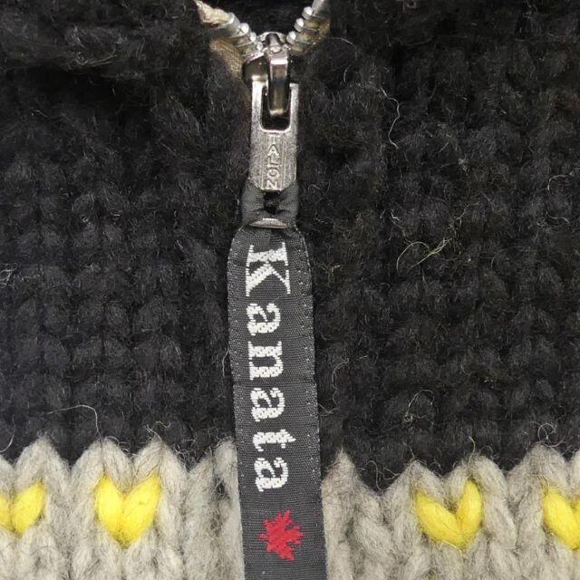 カウチン セーター カナタ ニット カナダ製 L位  メンズ ジャケット 4