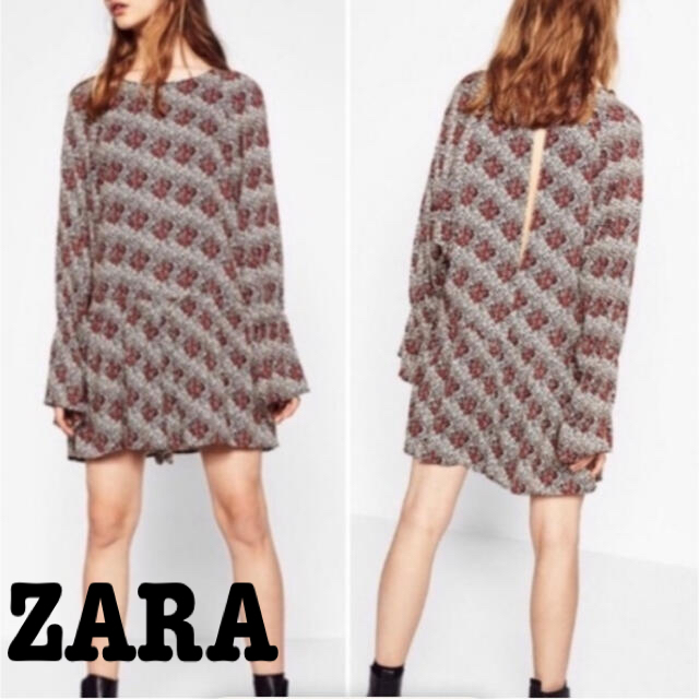 ZARA(ザラ)のZARA  未使用　タグ付きショートパンツ サロペット　オールインワン　花柄 レディースのパンツ(オールインワン)の商品写真