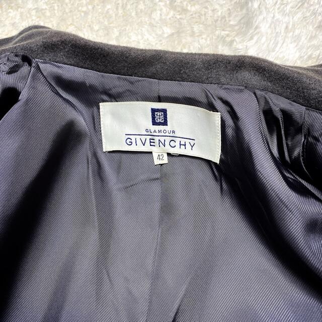 GIVENCHY(ジバンシィ)のGIVENCHYジバンシー　カシミヤ100%コート ロゴボタン レディースのジャケット/アウター(ロングコート)の商品写真