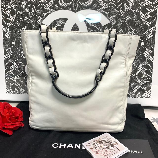 CHANEL(シャネル)の正規品★美品 CHANEL ヴィンテージ・デカココ プラチェーン トートバッグ レディースのバッグ(トートバッグ)の商品写真