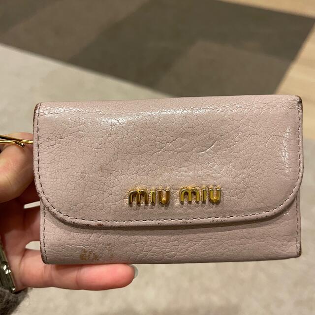 miumiu キーケース　最終お値下げ❗️ | フリマアプリ ラクマ