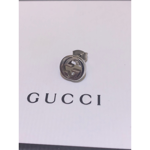 Gucci(グッチ)のGUCCI アイコンリング　18号、ピアス メンズのアクセサリー(リング(指輪))の商品写真