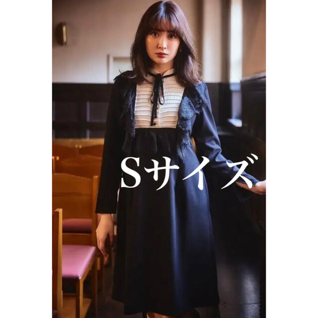 【新品未着用】herlipto la seine dress レディースのワンピース(ひざ丈ワンピース)の商品写真