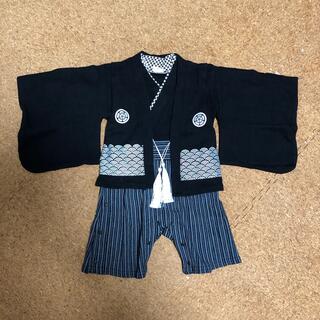 アカチャンホンポ(アカチャンホンポ)の子供服　紋付袴　黒(和服/着物)