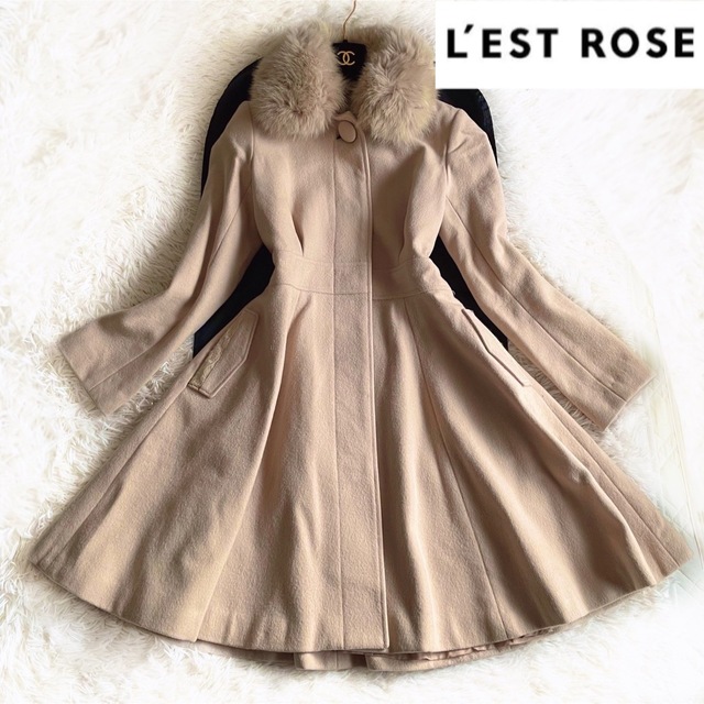 L'EST ROSE レストローズ コート レディース ウール80%