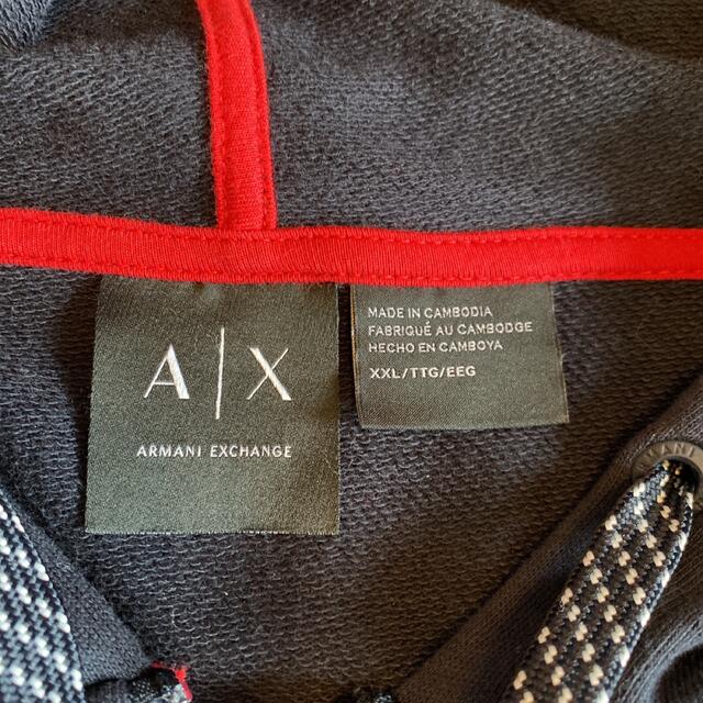 ARMANI EXCHANGE(アルマーニエクスチェンジ)のアルマーニエクスチェンジ スウェットパーカー メンズのトップス(パーカー)の商品写真