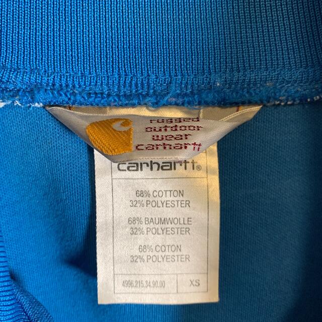 carhartt(カーハート)のCarhartt カーハート ジャージ　トラックジャケット　刺繍　青　白　赤 メンズのトップス(ジャージ)の商品写真