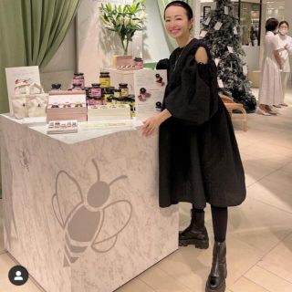 ドゥロワー(Drawer)の新品！CECILIE BAHNSENセシリー バンセンdrawerドゥロワー(ひざ丈ワンピース)