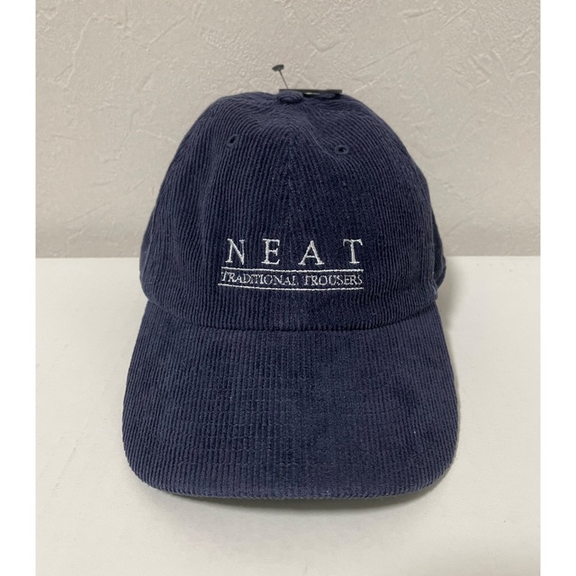 COMOLI(コモリ)の専用NEAT HOUSE ニートハウス １周年 コーデュロイキャップ ネイビー メンズの帽子(キャップ)の商品写真