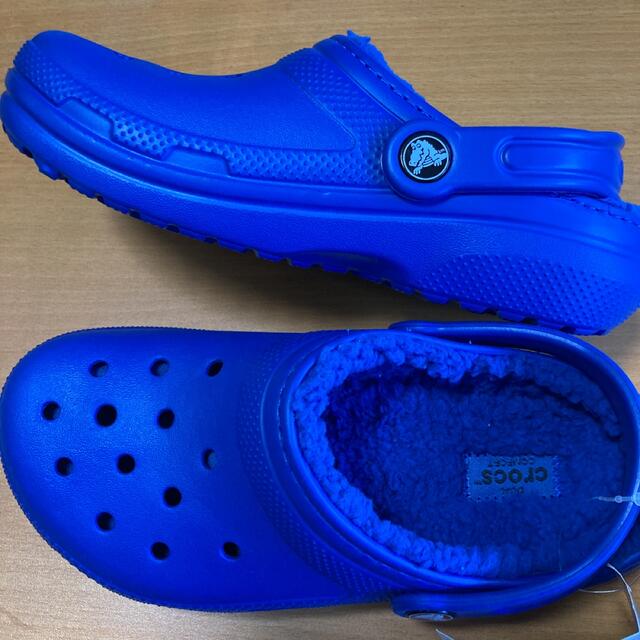 crocs(クロックス)の新品 20㎝ クロックス クラシック ラインド クロッグ キッズ ブルー キッズ/ベビー/マタニティのキッズ靴/シューズ(15cm~)(サンダル)の商品写真