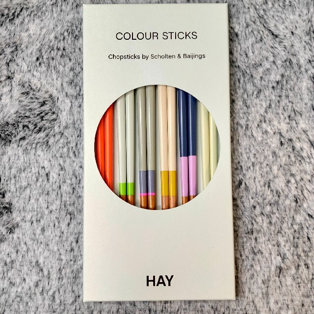 新品未使用】HAY ヘイ お箸セット 6色 カラフル バンブー バーチ 新品未使用】HAY ヘイ お箸セット 6色 カラフル バンブー バーチ