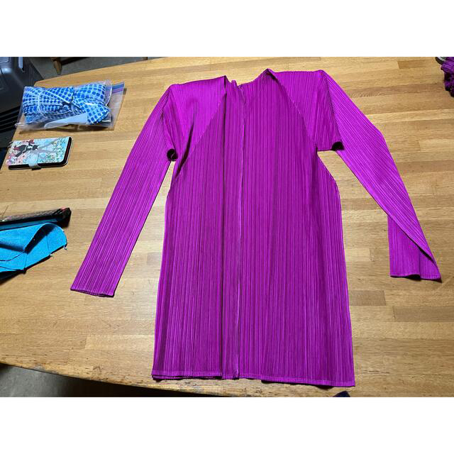 イッセイミヤケ プリーツプリーズ カーディガン PLEATS PLEASE 堅実な