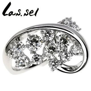 ラッセル Las.sel Pt ダイヤモンド リング 0.87ct(リング(指輪))