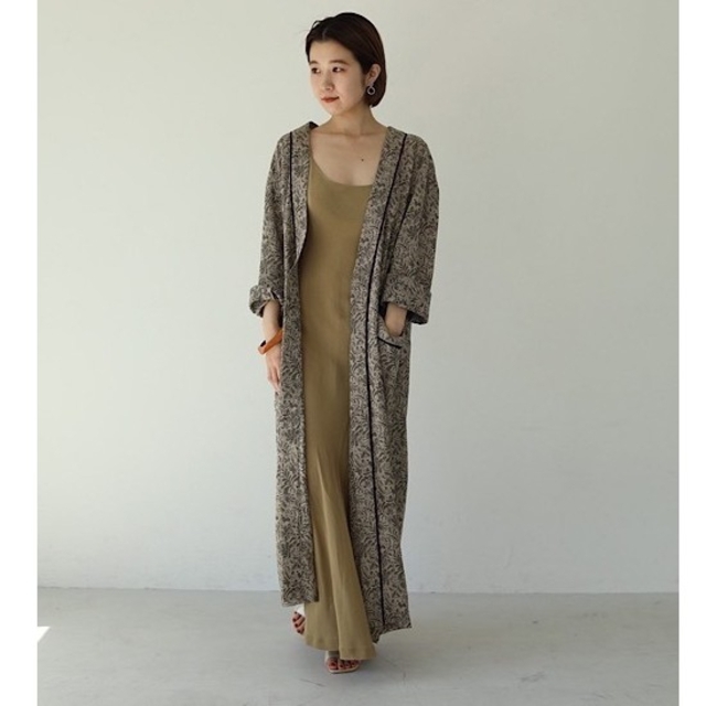 todayful Jacquard Piping Gown ジャカードガウン www.krzysztofbialy.com