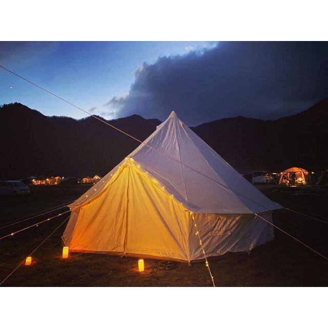 防水性バッチリ★ ポリコットン ベル型 テント キャンプ Bello 400