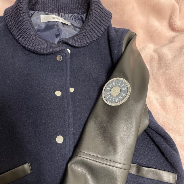 sheller シェリエ レザースリーブウールブルゾン | www.jarussi.com.br
