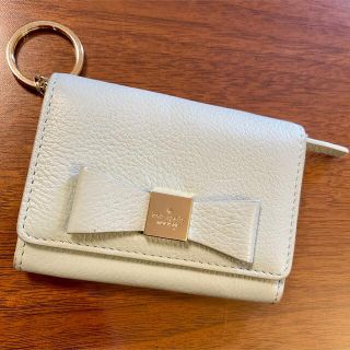 ケイトスペードニューヨーク(kate spade new york)のkate spade カードケース　小銭入れ　定期入れ　ティファニー　ブルー(名刺入れ/定期入れ)