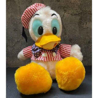 ディズニー(Disney)のレア ヴィンテージ ドナルドダック サンアンドスター ディズニー 星条旗(ぬいぐるみ)