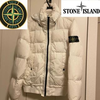 ストーンアイランド(STONE ISLAND)のSTONE ISLAND ダウン 白(ダウンジャケット)