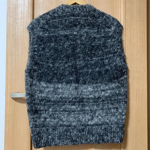 20AW AURALEE WOOL ALPACA FELT KNIT VEST - www.sorbillomenu.com