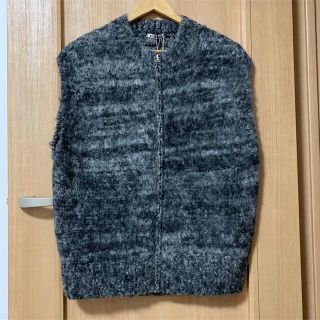 20AW AURALEE WOOL ALPACA FELT KNIT VEST-